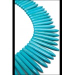 Aiyana Turquoise Spike Statement Necklace
